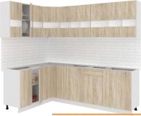 Кухня Кортекс-мебель Корнелия Экстра 1.5x2.4 без столешницы (дуб сонома) картинка