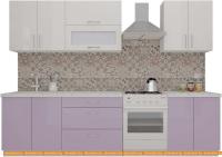 Кухня ВерсоМебель ВерсоЛайн 4-2.3 (белый/вереск) картинка