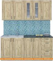 Кухня Интерлиния Мила Хольц 18 (дуб золотой) картинка