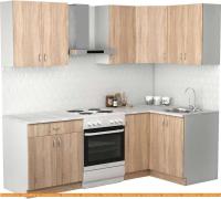 Кухня S-Company Клео лайт 1.2x1.7 правая (дуб сонома/дуб сонома) картинка