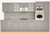 Кухня Интерлиния Мила Деко 3.4 (луна-луна-травертин серый) картинка