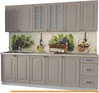 Кухня Интерлиния Мила Деко 2.4 А (луна/травертин серый) картинка