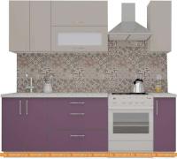 Кухня ВерсоМебель ВерсоЛайн 6-1.7 (кашемир/виола) картинка