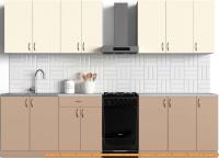 Кухня S-Company Клео колор 2.5 (макиато/ваниль) картинка