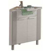 Тумба под умывальник Акватон Альтаир 62 бело-серая картинка