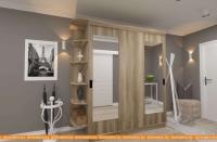 Шкаф-купе ЭлиГард Лагуна ШЛ-08.Л.2 (дуб каньон) картинка