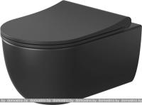 Унитаз Bocchi V-Tondo Rimless 1416-004-0129+A0333-004 (черный матовый) картинка