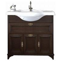 Тумба под умывальник Акватон Идель 85 дуб шоколадный картинка