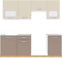 Кухня ВерсоМебель Эко-5 2.1 (латте/бежевый) картинка