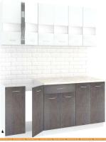 Кухня Кортекс-мебель Корнелия Экстра 1.8м (белый/береза/марсель) картинка