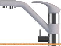 Смеситель Tolero Дуо №701 (серый) картинка