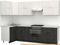 Кухня S-Company Клео крафт 1.2x2.8 левая (север дер. темное/север дер. светлое) картинка