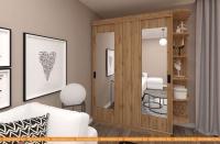 Шкаф-купе ЭлиГард Лагуна ШЛ-06.П.2 (дуб натуральный) картинка