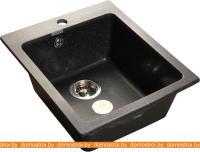 Кухонная мойка GranFest Practic GF-P505 (черный) картинка