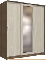 Шкаф-купе Интерлиния Неаполь АН-012-20-01 БФ (ясень шимо светлый/ясень шимо темный) картинка