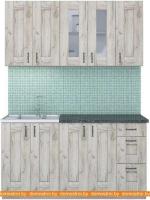 Кухня Интерлиния Мила Хольц 15 (дуб серый) картинка