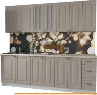 Кухня Интерлиния Мила Деко 2.3 А (луна/травертин серый) картинка