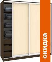 Шкаф-купе Кортекс-мебель Сенатор ШК12 Классика ДСП (венге/венге светлый) картинка