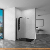 Душевая стенка RGW WA-10B 100 см (черный/прозрачное) картинка