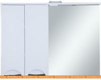 Шкаф с зеркалом Misty Куба 105 (левый) П-Куб-01105-011Л картинка