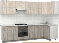 Кухня S-Company Клео крафт 1.2x3.0 правая (артвуд темный/артвуд светлый) картинка