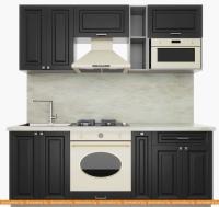 Кухня Интерлиния Мила Деко 2.0 (пепел-пепел-опал светлый) картинка