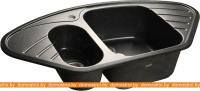 Кухонная мойка GranFest GF-C960E (черный) картинка