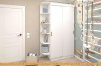 Шкаф-купе ЭлиГард Лагуна ШЛМ-02.Л.0 (белый) картинка