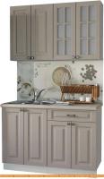 Кухня Интерлиния Мила Деко 1.2 А (луна/травертин серый) картинка