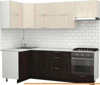 Кухня S-Company Клео крафт 1.2x2.4 левая (угольный камень/шелковый камень) картинка