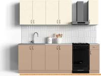 Кухня Сивирин-Компани Клео колор 1,9 (макиато\ваниль) картинка