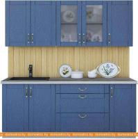 Кухня Интерлиния Мила Крафт 2.0Б (дуб лазурный) картинка