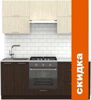 Кухня S-Company Клео крафт 1.9 (файнлайн мокка/файнлайн крем) картинка