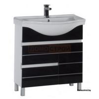 Тумба Aquanet Доминика 80 Черный картинка