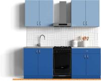 Кухня Сивирин-Компани Клео колор 1.6 (королевский синий/капри синий) картинка