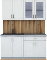 Кухня Интерлиния Мила Крафт 1.6А (дуб полярный) картинка