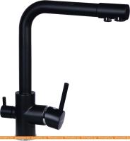 Смеситель Gerhans HU01K4055-3-25 (оникс) картинка