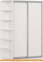 Шкаф-купе Империал Тетрис ДД 120x240 (белый жемчуг) картинка