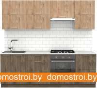 Кухня S-Company Клео крафт 2.3 (дуб харбор эспрессо/дуб харбор золото) картинка