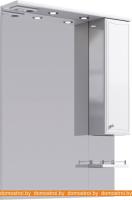 Шкаф с зеркалом Aqwella Barcelona 80 Ba.02.08 (белый) картинка