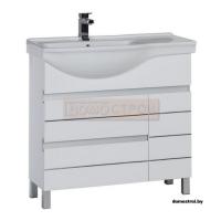 Тумба Aquanet Доминика 90 L белая картинка