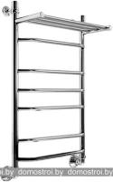 Полотенцесушитель Маргроид Вид 7 боковое подключение с полкой 80x50 слева картинка