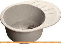 Кухонная мойка GranFest Rondo GF-R580L (серый) картинка