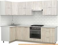 Кухня S-Company Клео крафт 1.2x2.7 левая (сосна лофт кремовая/сосна лофт белая) картинка