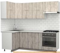 Кухня S-Company Клео крафт 1.2x2.3 левая (артвуд темный/артвуд светлый) картинка