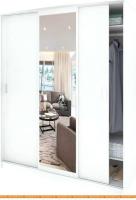 Шкаф-купе Кортекс-мебель Лагуна ШК07-01 (белый) картинка