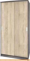 Шкаф-купе Кортекс-мебель Лагуна ШК01-00 (береза/дуб сонома) картинка