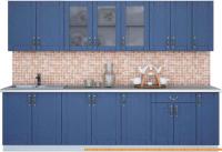 Кухня Интерлиния Мила Крафт 2.9 (дуб лазурный) картинка