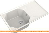 Кухонная мойка GranFest GF-U-840L (белый) картинка