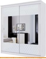 Шкаф-купе SV-Мебель №19 Классик 1.7 (белый/ясень анкор светлый) картинка